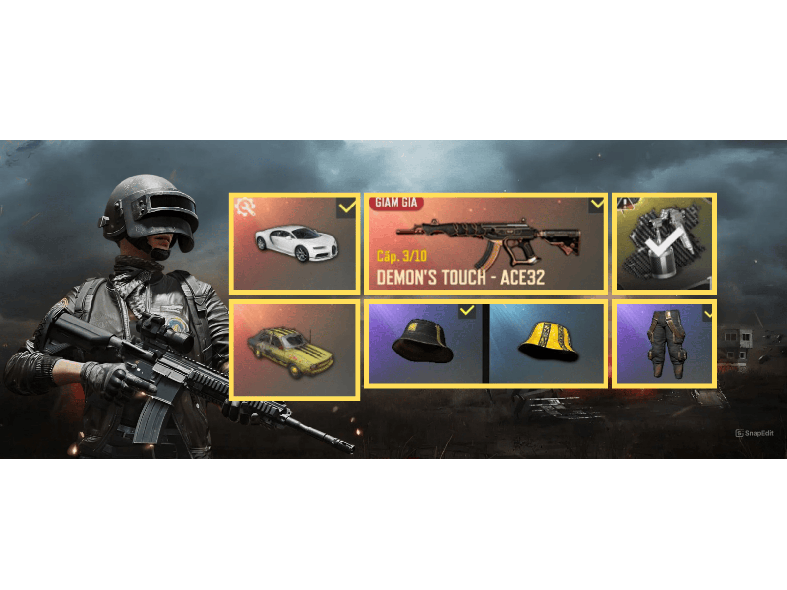 ACC PUBG CAO CẤP